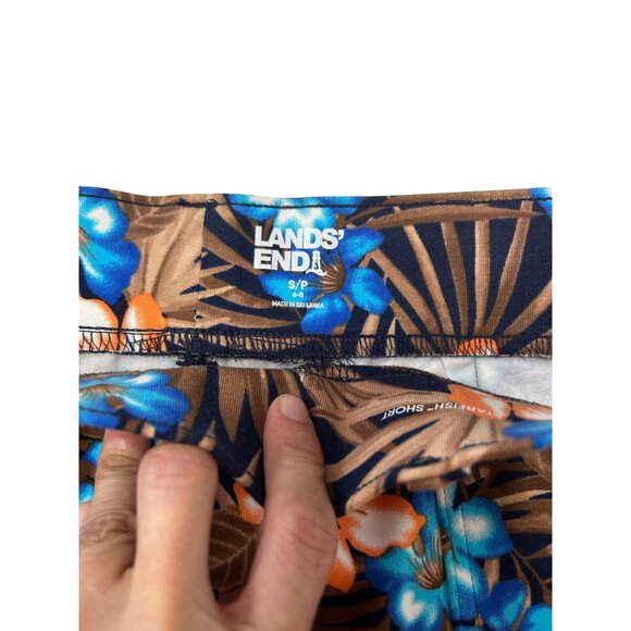 Lands End Womens Floral Print Pull-On Shorts S/P 1766 - Picture 5 of 8